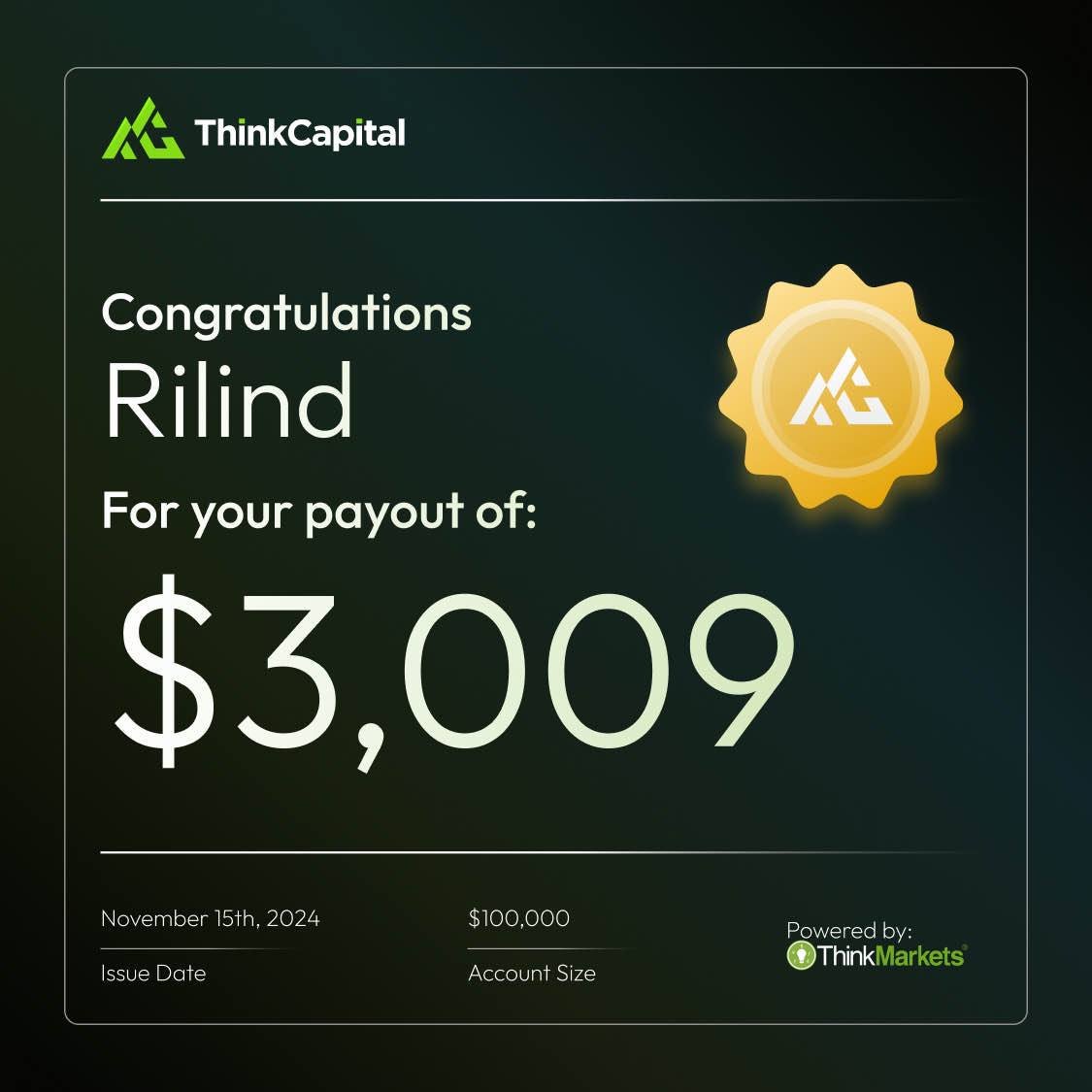 think capital payout2