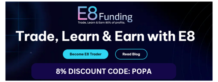 E8 funding discount code